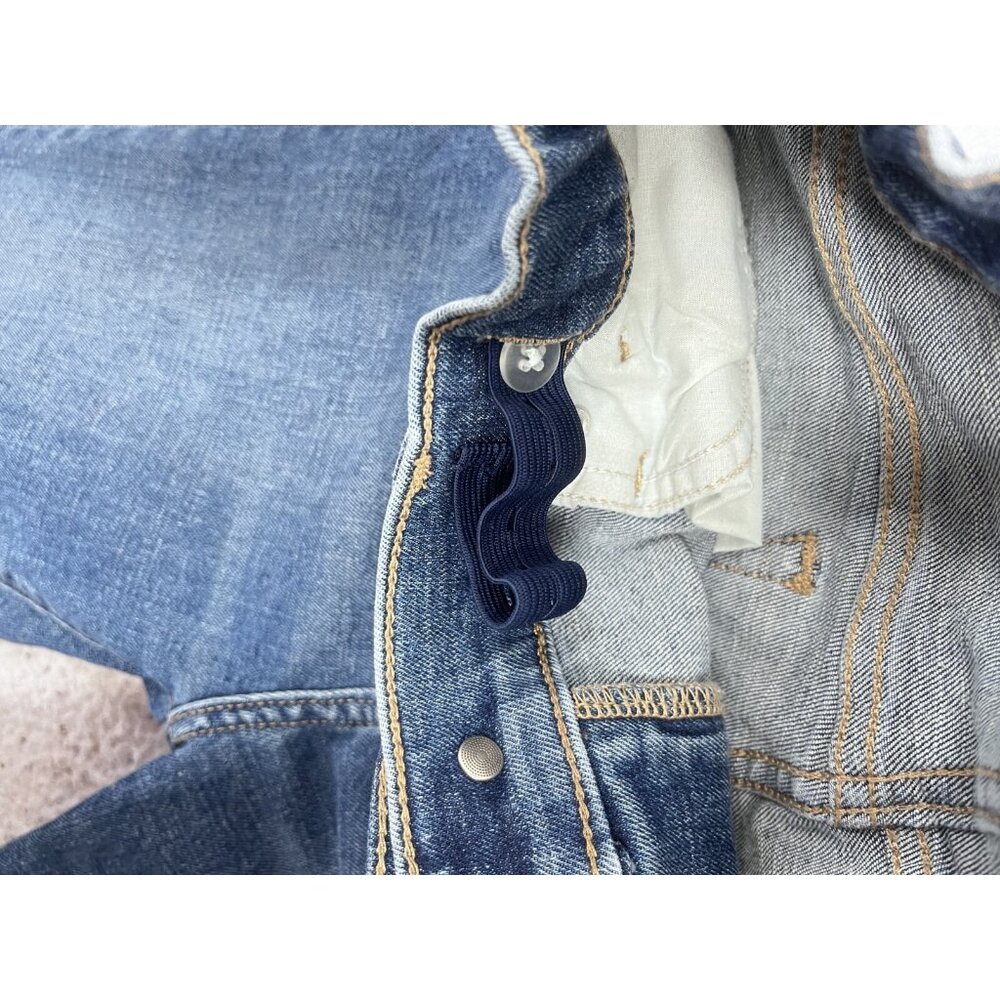 Big Girls Old Navy Built In Tough Medium Wash Slim Denim Jeans Size 14 - Picture 10 of 12